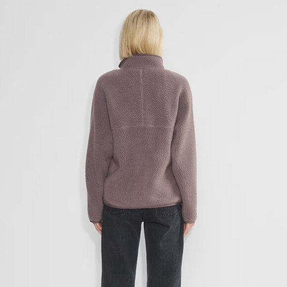 Aritzia Polartec® Thermal Pro™ 1/2 Zip Sweater in Smoked Eggplant - Picture 5 of 9